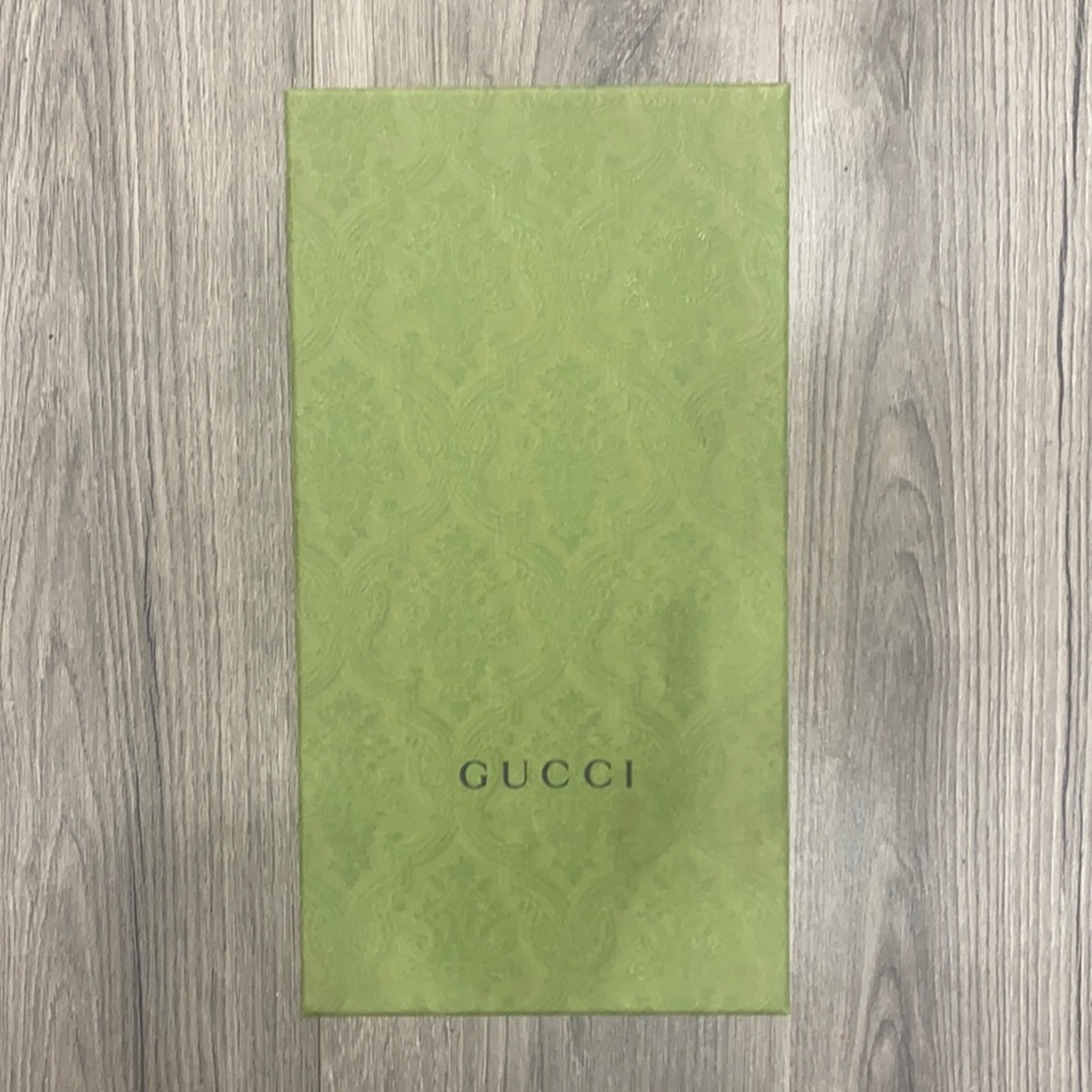 GREEN BRAND NEW GUCCI SHOE AND GUCCI SHIRT BOXES
